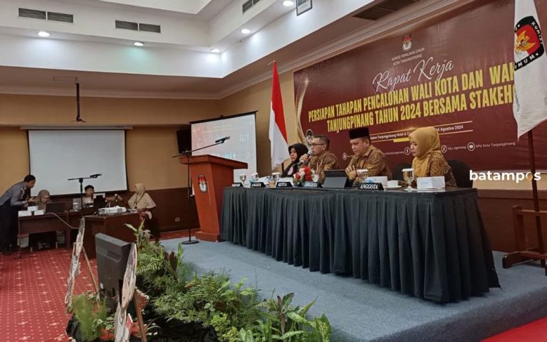 KPU Tanjungpinang Raker dengan Parpol Bahas Syarat Pencalonan Walikota