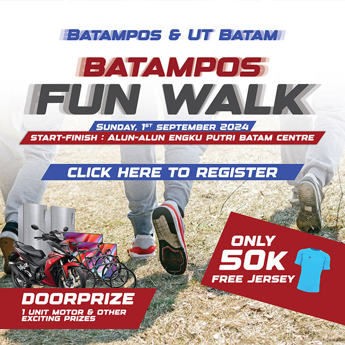 Ribuan Warga Siap Ikuti Fun Walk Batam Pos di Alun-alun Engku Putri