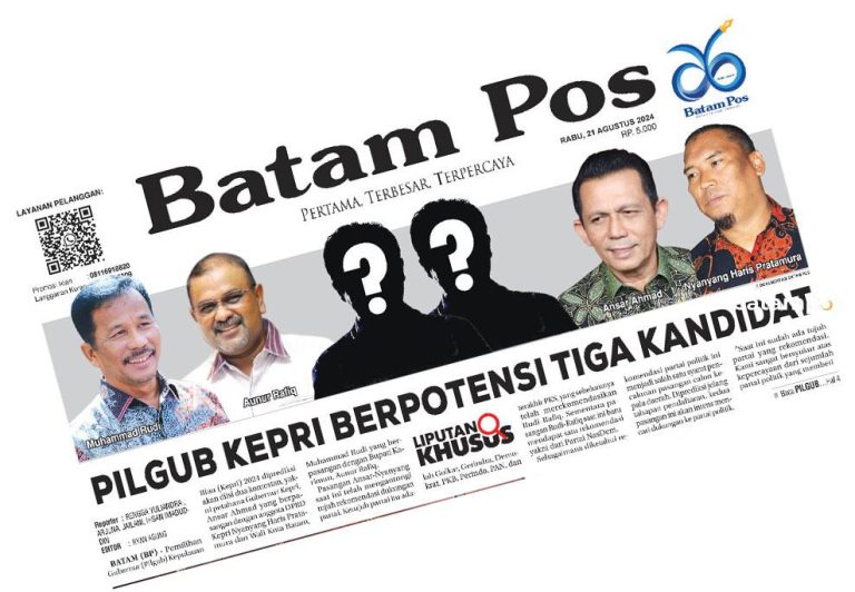 Pilgub Kepri Berpotensi 3 Kandidat