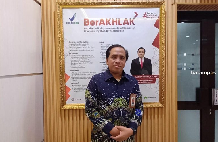 Tingkatkan Pelayanan Publik, BPOM Batam Perkuat Pengawasan Obat dan Makanan