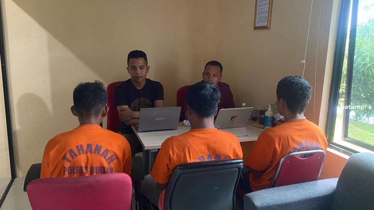 Cabuli Remaja 14 Tahun, Polisi Amankan 3 Pemuda di Kijang, Bintan