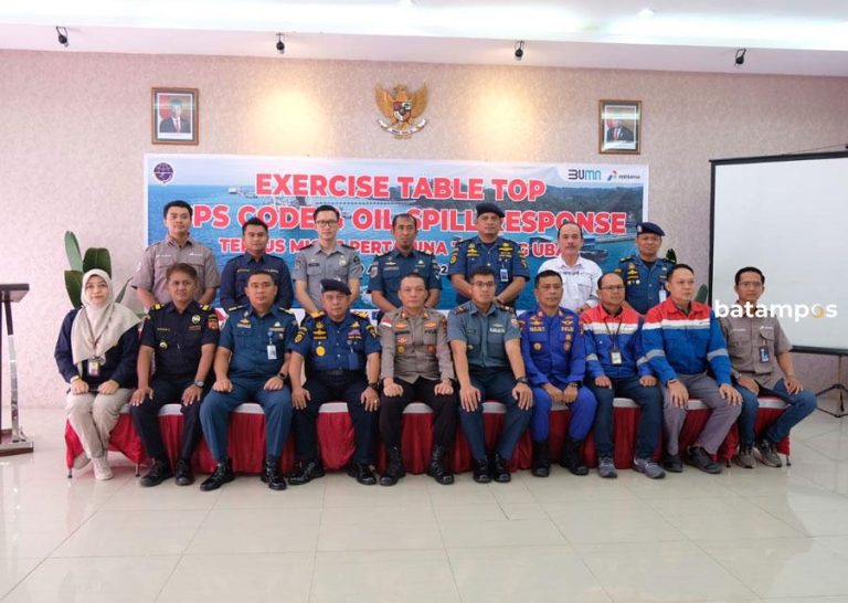 Tingkatkan Pengamanan di Pelabuhan, Pertamina Tanjung Uban Gelar Pelatihan ISPS Code dan Oil Spill Response