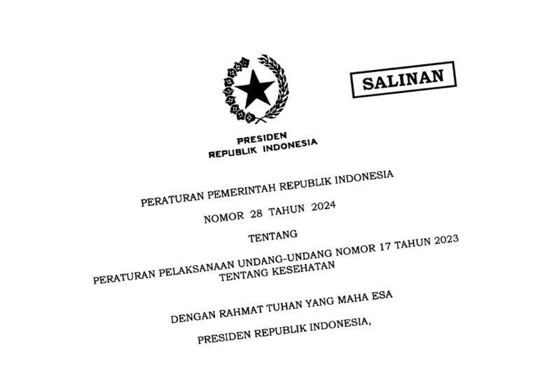 Penyediaan Alat Kontrasepsi Diatur dalam PP No 28 Tahun 2024