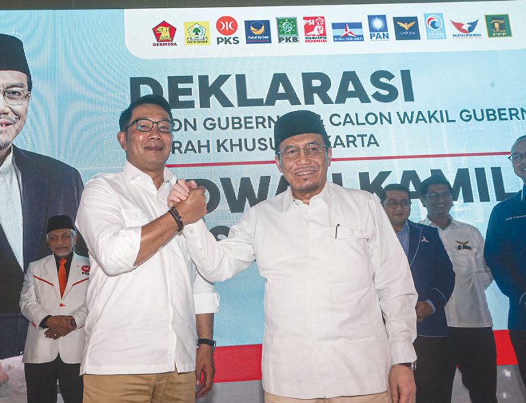 Ridwan Kamil-Suswono Didukung Koalisi Gemuk
