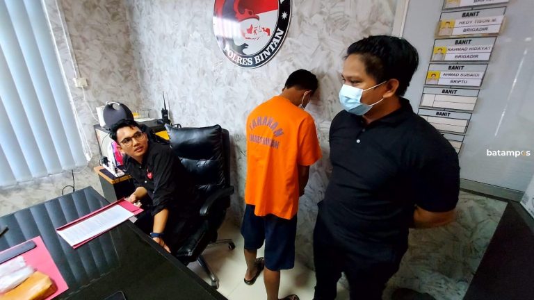 Coba-coba Nyambil Jual Sabu dan Ganja, Pekerja Proyek Hotel Lagoi, Bintan Ditangkap