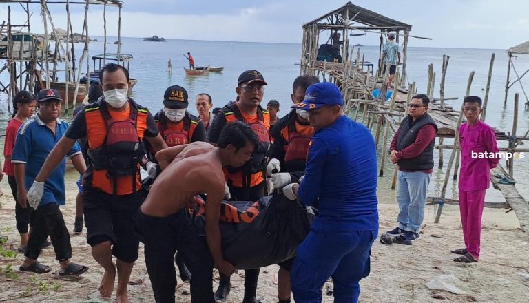 Tammu, Nelayan Hilang Kontak Ditemukan Tak Bernyawa di Perairan Senggiling, Bintan