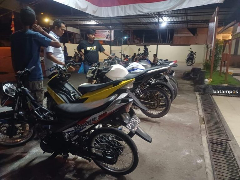 1.133 Kendaraan Berknalpot Brong Ditindak di Batam