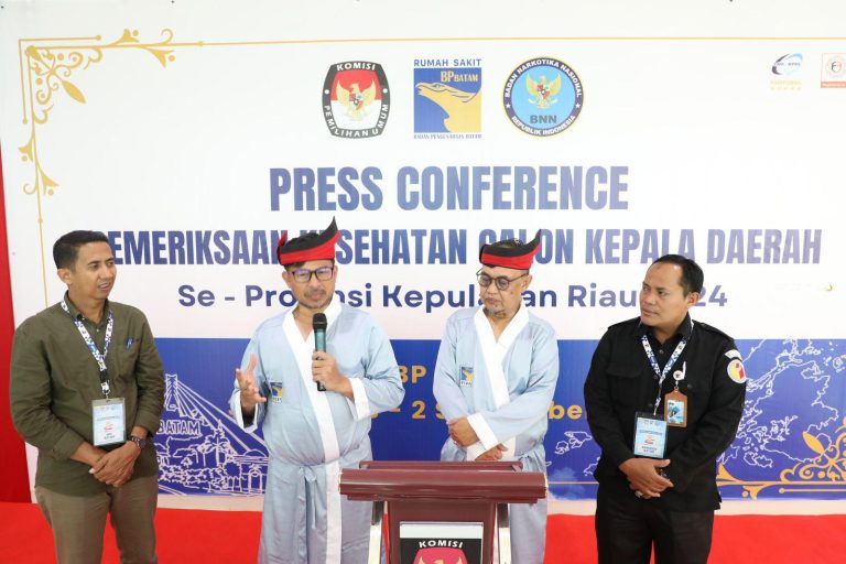 KPU Batam Terima Hasil Tes Kesehatan, Kedua Pasangan Calon Wali Kota Dinyatakan Sehat