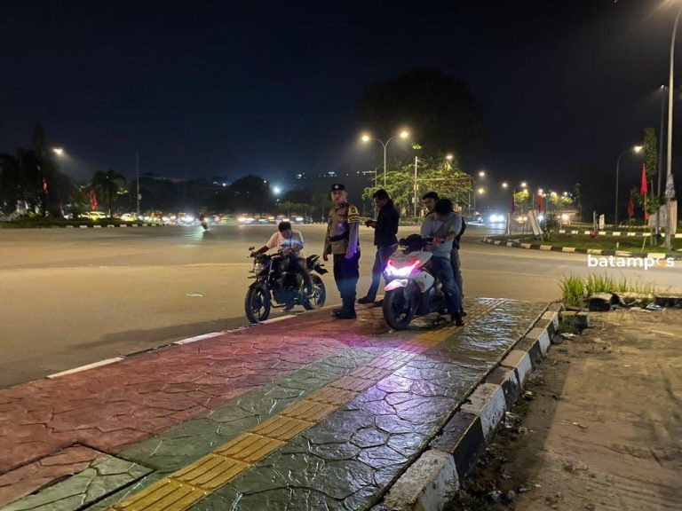 Polsek Sekupang Amankan 11 Motor Berknalpot Brong dalam Operasi Cipkon