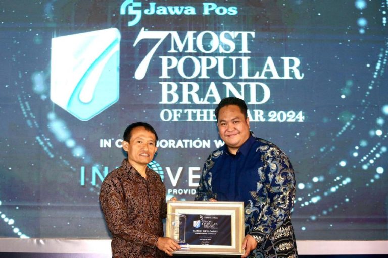 Suzuki Borong Dua Penghargaan Bergengsi di Jawa Pos 7 Most Popular Brand of the Year 2024, Bukti Kualitas dan Kepercayaan Konsumen