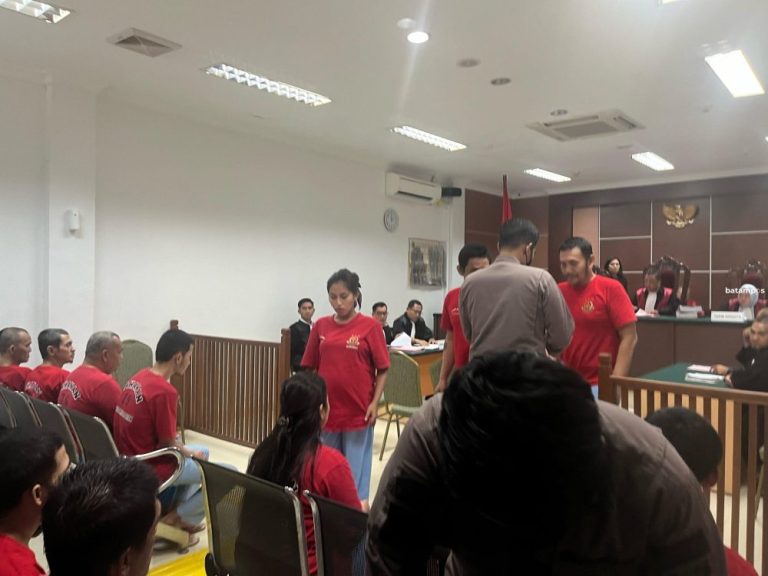 Wanita Hamil dan Suaminya Jualan Sabu di Batam, Divonis Hukuman Berbeda