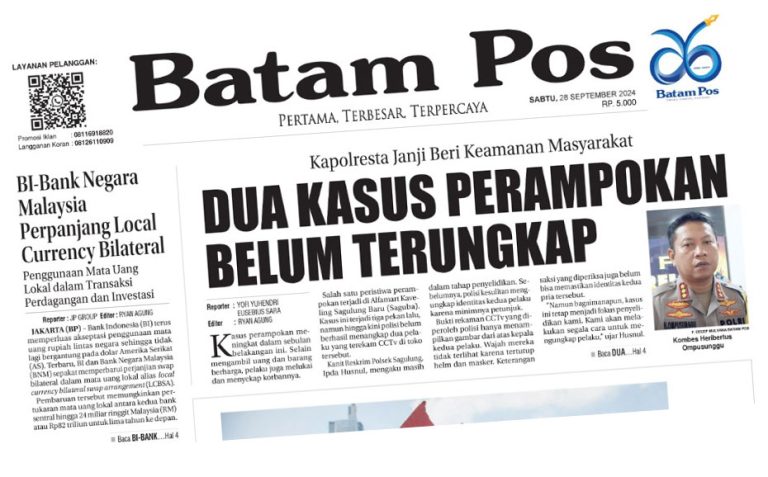 2 Kasus Perampokan Belum Terungkap