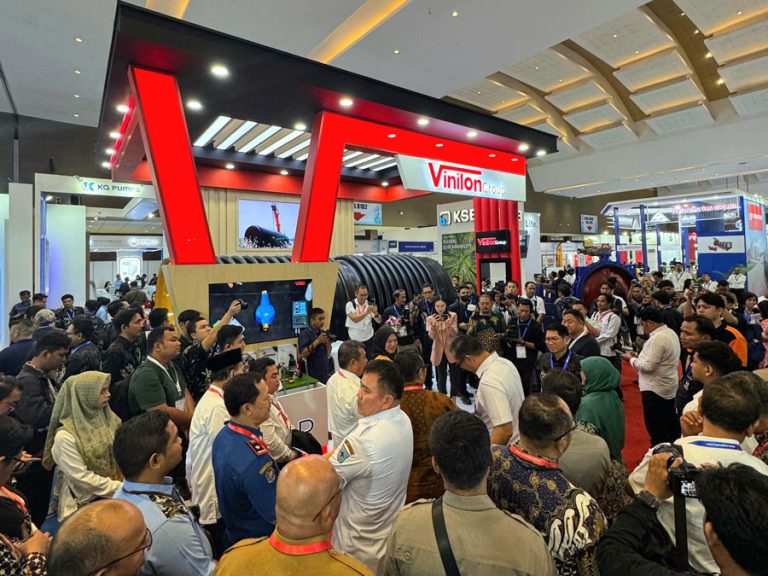 Vinilon Group Luncurkan Pipa Vinilon KRAH Berstandar Internasional di Indo Water Expo & Forum 2024