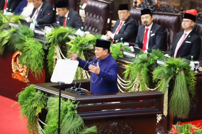 Ini Pidato Lengkap Prabowo Subianto Setelah Resmi Dilantik jadi Presiden RI Periode 2024-2029