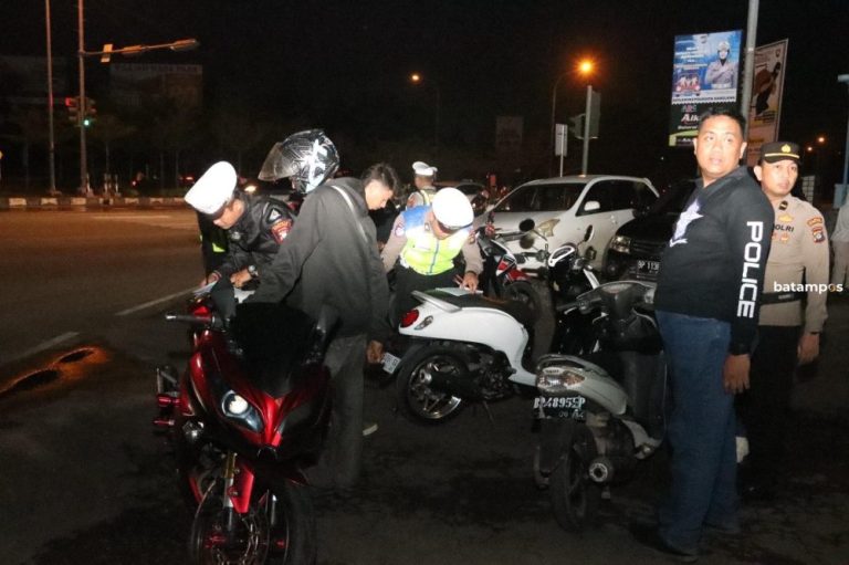 Razia Knalpot Brong Berlanjut di Toko dan Pedagang