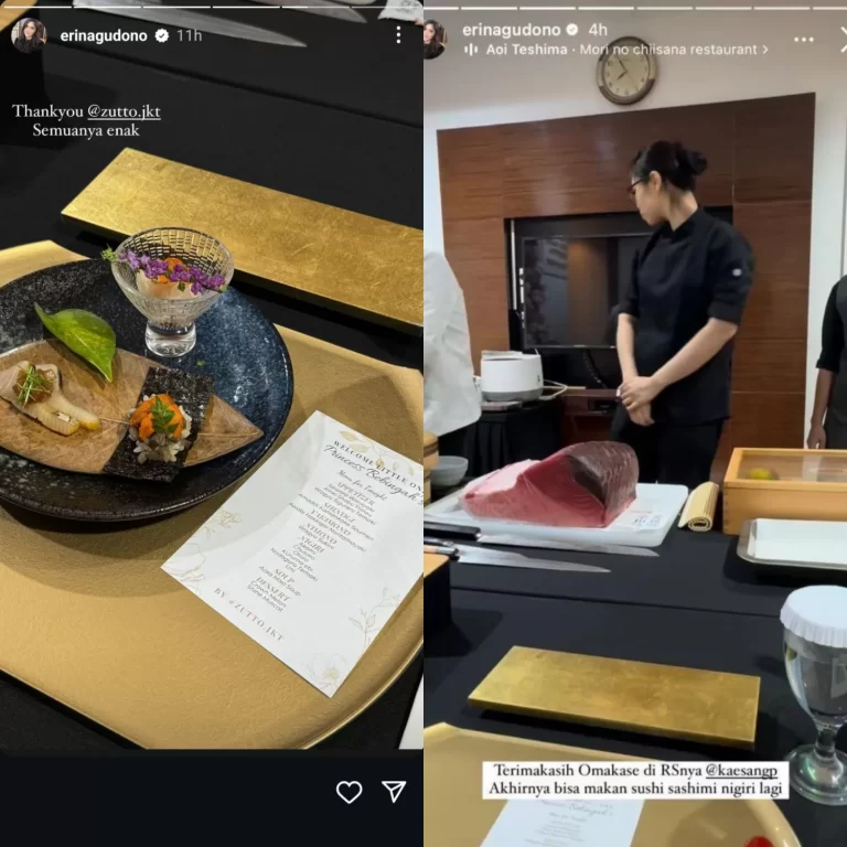 Erina Gudono Flexing Lagi, Pamer Makan ala Omakase Berharga Jutaan