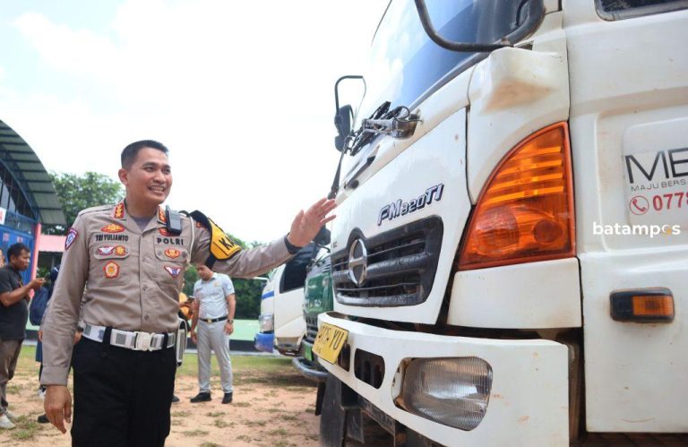 Kecelakaan Melibatkan Truk Meningkat, 28 Truk Ditindak Selama Operasi Zebra Seligi