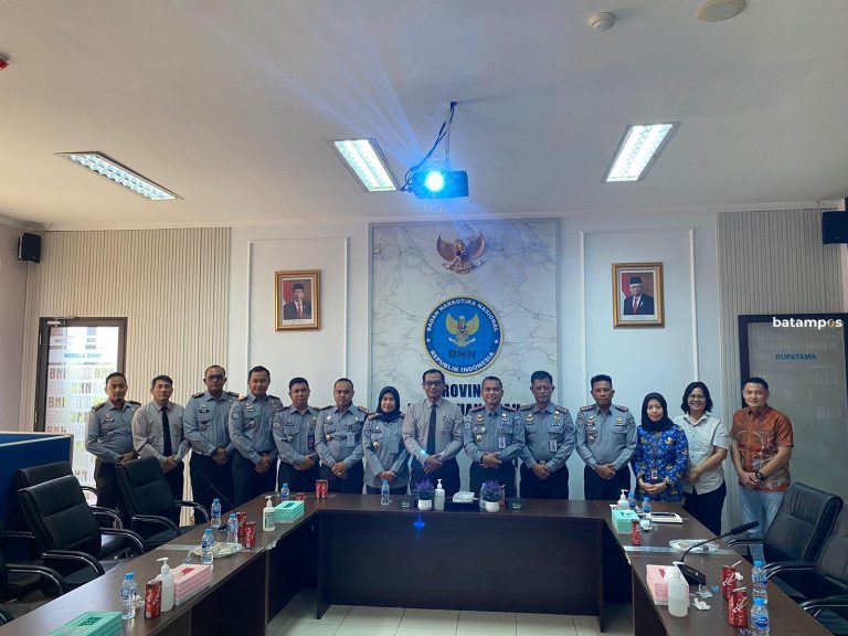 Sambangi BNN Kepri, Lapas Batam Komit Memperkuat Pengawasan dan Pemberantasan Narkoba