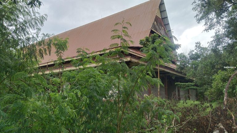 Gedung Beringin Sekupang Terbengkalai, Ditelan Semak dan Pohon Besar