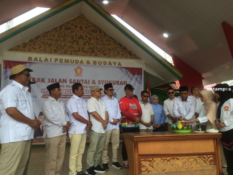 DPC Gerindra Karimun Syukuran Atas Pelantikan Presiden