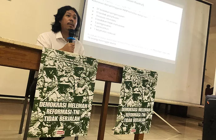 Catatan KontraS Jelang Acara Puncak Peringatan HUT ke-79 TNI