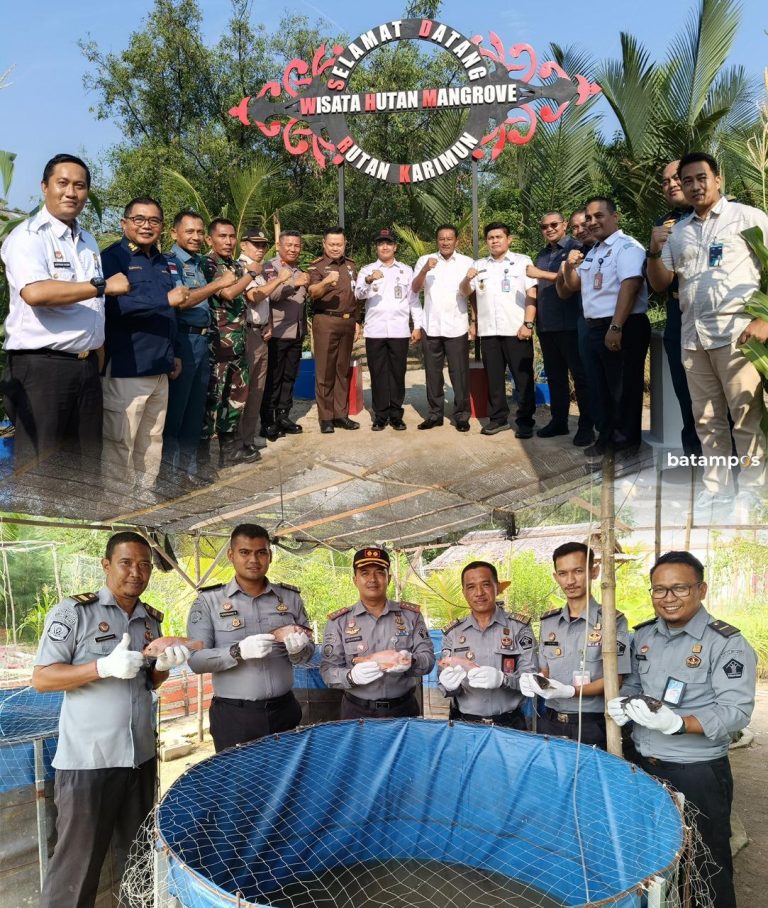 Program Pembinaan Warga Binaan, Rutan Karimun Berhasil Budidaya Ikan Nila Salin