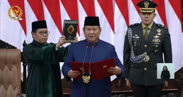 Prabowo-Gibran Resmi jadi Presiden dan Wakil Presiden RI Periode 2024-2029