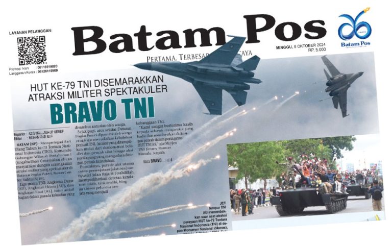 HUT ke-79 TNI Disemarakkan  Atraksi Militer Spektakuler