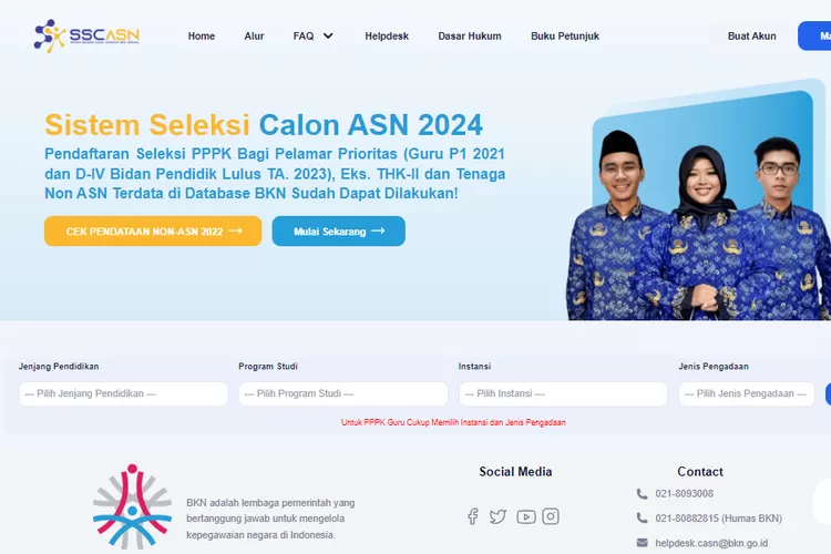 Ini Cara Cek Jumlah Pesaing Tes SKD CPNS 2024 Tiap Formasi di SSCASN