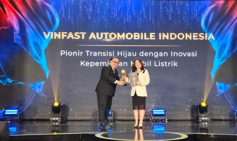 VinFast Raih Penghargaan Bergengsi di Indonesia: Inovasi Berlangganan Baterai Bantu Dorong Revolusi Mobil Listrik
