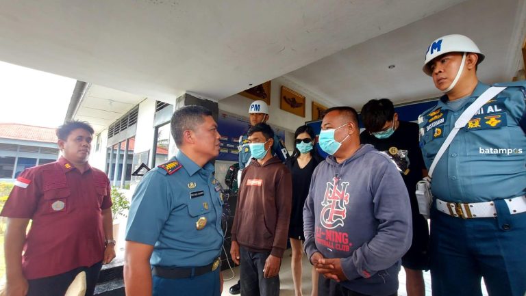 Lanal Bintan Gagalkan Penyelundupan Dua Warga Cina dari Malaysia Tujuan Batam