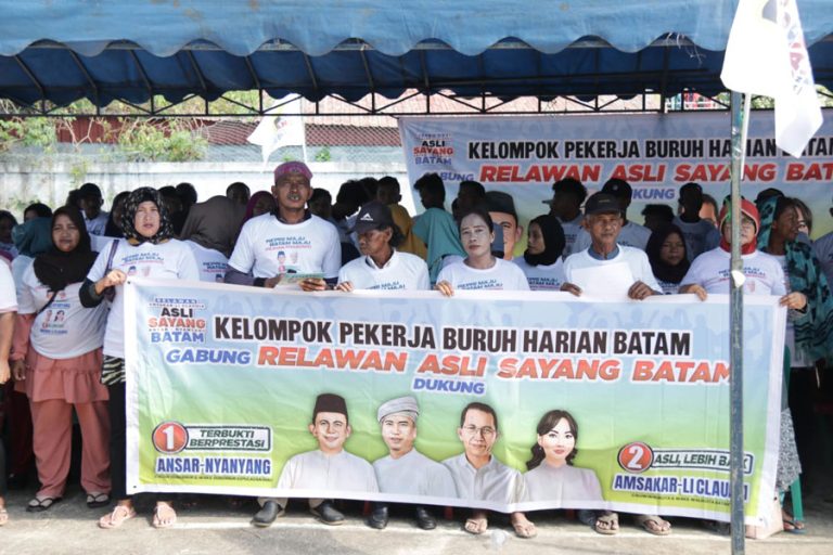 Pekerja Buruh Harian Batam Deklarasi Dukungan untuk ASLI-SAYANG