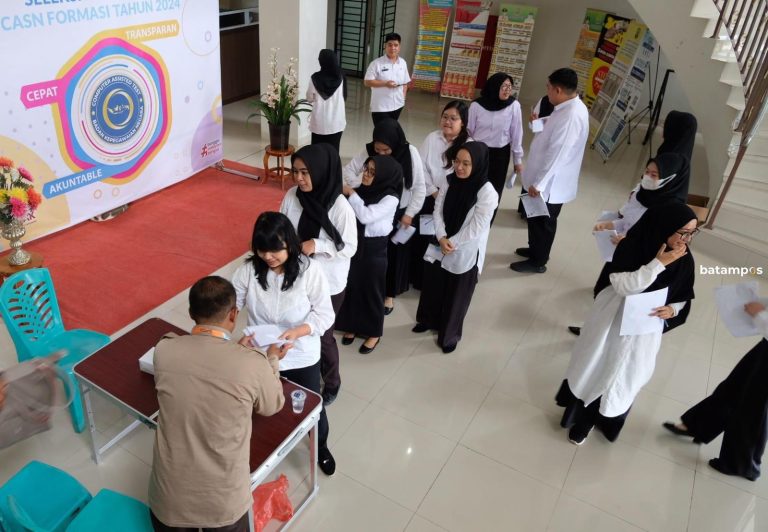 1 CPNS Pemko Tanjungpinang Jalani Tes SKD dari Singapura