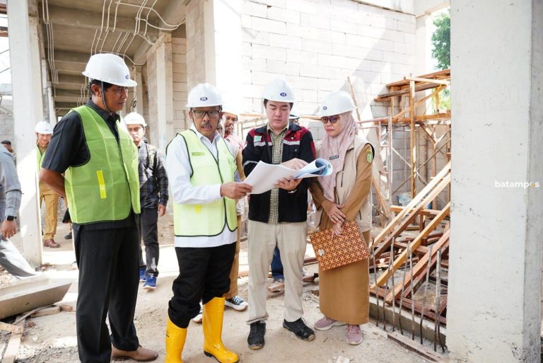 Pembangunan Puskesmas Sungai Pelunggut Ditargetkan Selesai Tepat Waktu