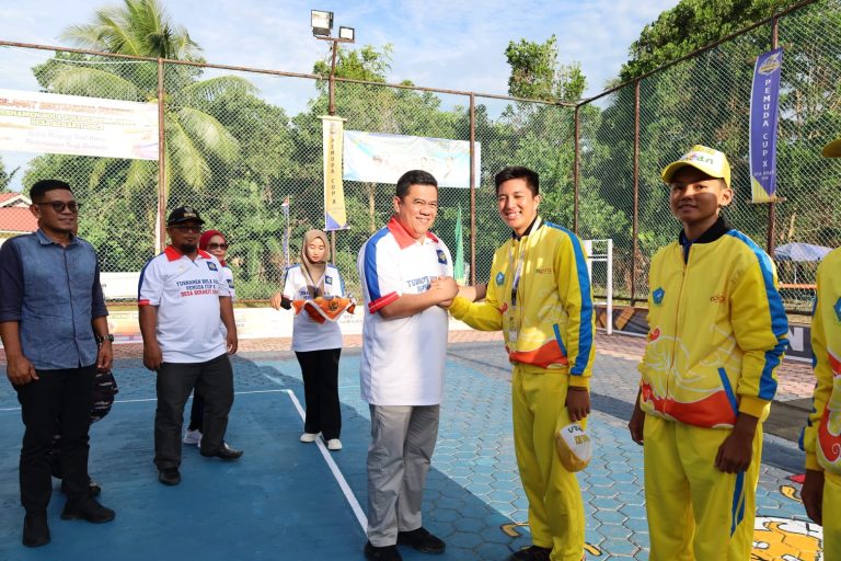 Turnamen Bola Voli Desa Berakit di Bintan Diikuti 18 Klub