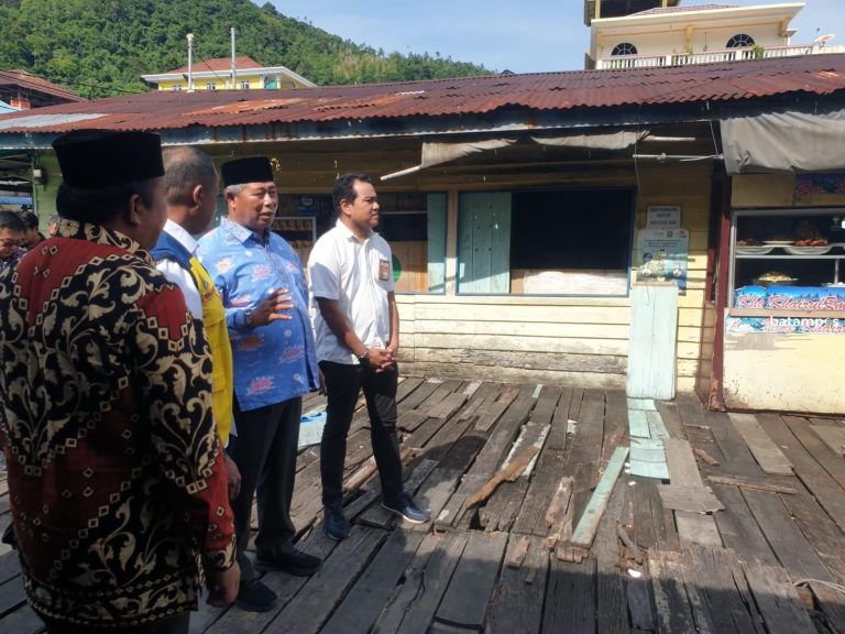 Sudah Berusia 56 Tahun, Akhirnya Pasar Loka Tarempa Direvitalisasi, Bakal Jadi Pusat Perputaran Ekonomi