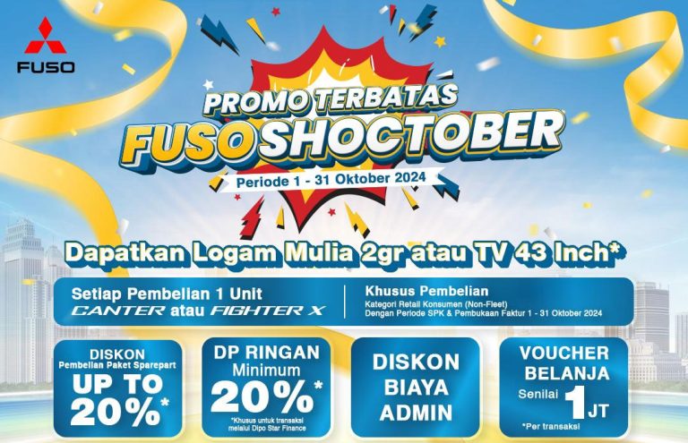 Mitsubishi Fuso Hadirkan Promo “Shocktober” 2024