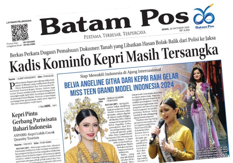 Kadis Kominfo Kepri Masih Berstatus Tersangka Dugaan Pemalsuan Dokumen Tanah
