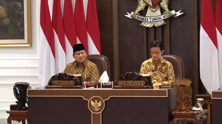7 Poin Penting Arahan Prabowo ke Menteri di Sidang Kabinet Merah Putih Perdana