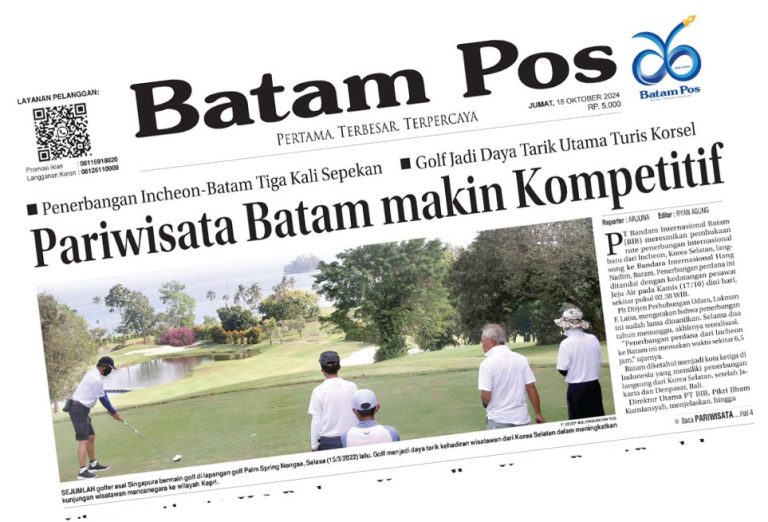 Pariwisata Batam makin Kompetitif