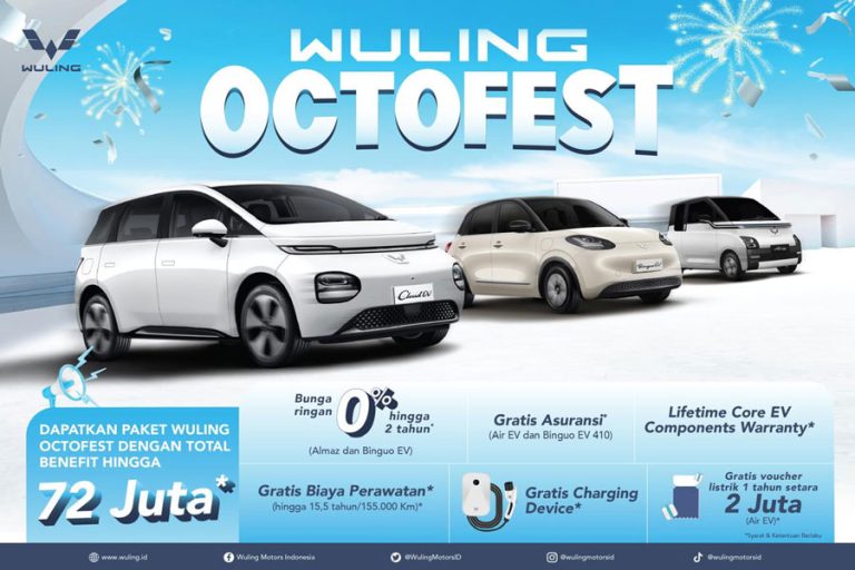 Wuling Octofest 2024: Promo DP Rendah hingga Rp72 Juta dan Keuntungan Melimpah Menanti!