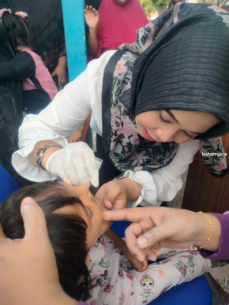 Selama PIN Polio, 21.568 Anak di Bintan Berhasil Diimunisasi