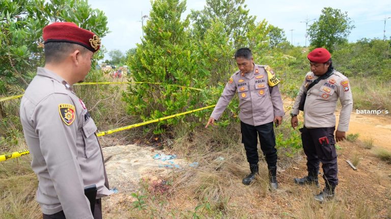 Pria Ditemukan Berlumuran darah di Semak Belukar di Tanjungpinang