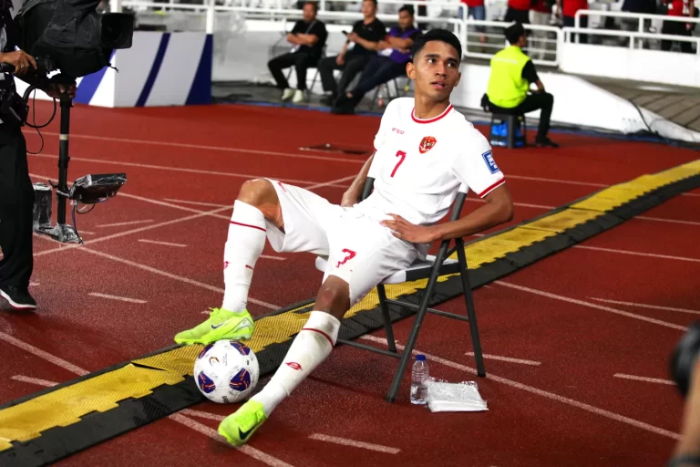 Ini Penjelasaan Marselino soal Selebrasi Tutup Mulut dan Duduk Santai usai Cetak Gol Saat Laga Lawan Saudi Arabia