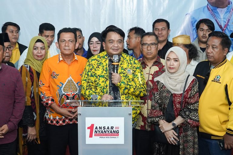 TPP Ansar-Nyanyang Umumkan Kemenangan Pasangan Sayang di Pilgub Kepri