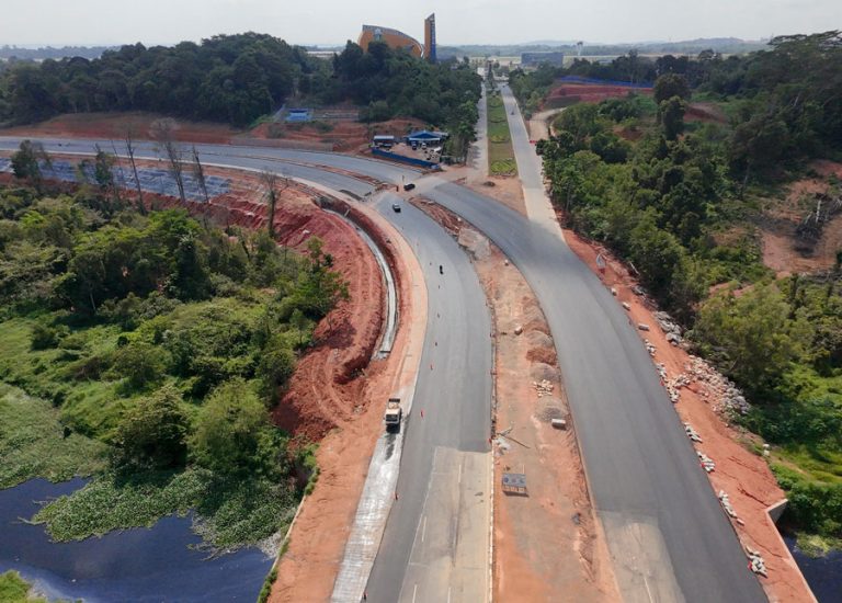 Pembangunan Jalan Alternatif Bandara Hang Nadim Capai Progres 75,41%