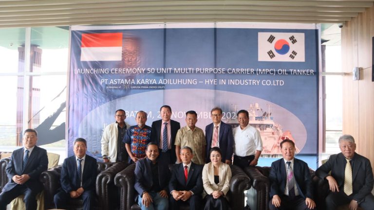 PT Astama Karya Adiluhung dan Hye In Industry Luncurkan Proyek 50 Unit Kapal MPC Oil Tanker