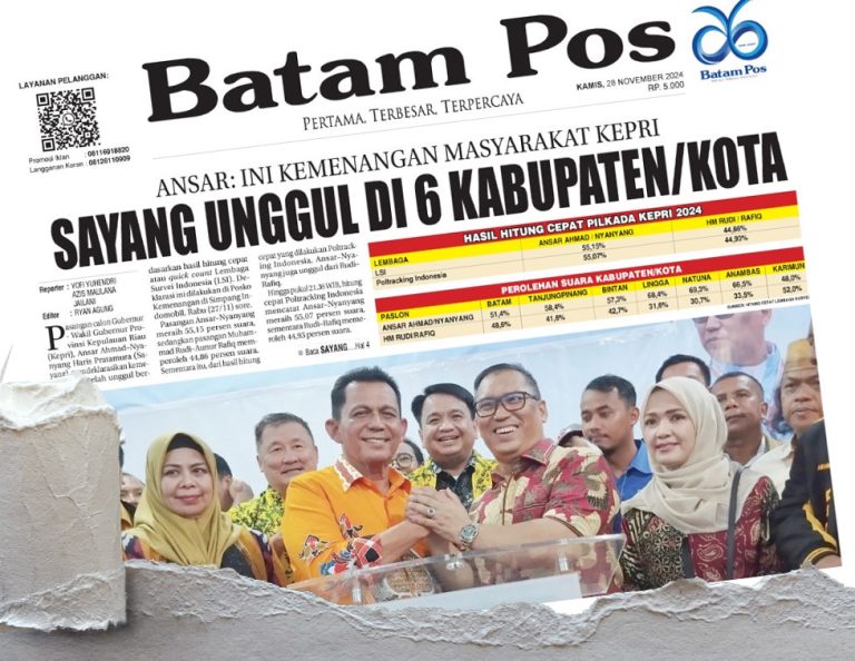 Sayang Unggul di 6 Kabupaten/Kota