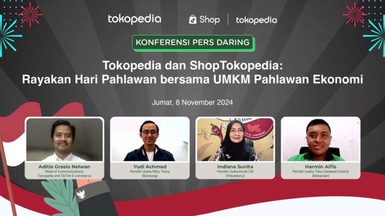 Tokopedia dan ShopTokopedia Rayakan Hari Pahlawan bersama UMKM Lokal dari Pulau Sumatra, Jawa, hingga Sulawesi