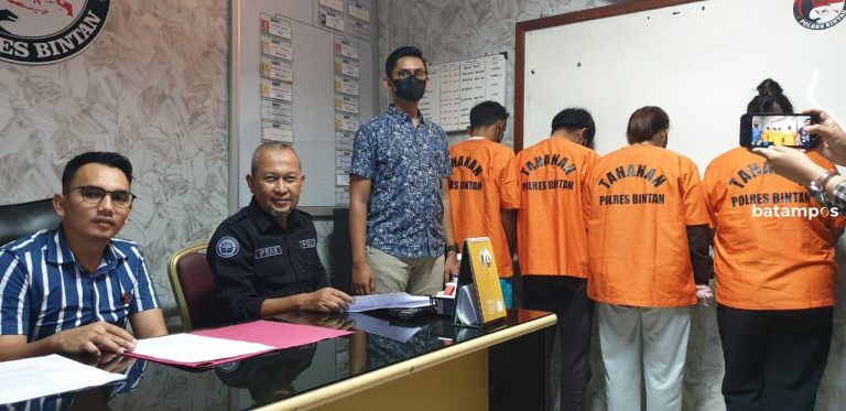 Gegara Narkoba, Mantan Kru Kapal Pesiar, Suami Istri hingga Panwascam Ditangkap di Bintan